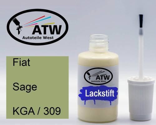 Fiat, Sage, KGA / 309: 20ml Lackstift, von ATW Autoteile West.